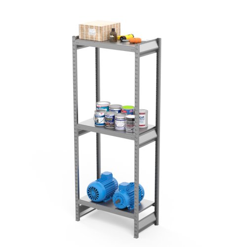 Стеллаж грузовой СГ Ультра (2000х1200х1000 мм) 3 яруса, цинк (СГУ 209603)