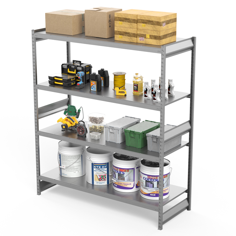 Стеллаж грузовой СГ Ультра (2000х1800х500 мм) 4 яруса, цинк (СГУ 2018054)