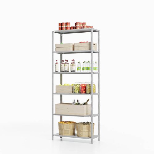 Стеллаж для погреба ТС Лайт, 2000x700x300 мм. Полки: 6 шт. металл (ТС 20070360)