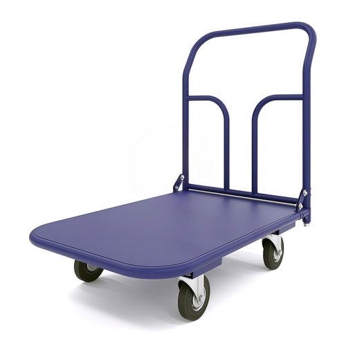 Тележка платформенная ТП 5 (г/п 300 кг, 1200x700 мм, колеса черная резина 125 мм)