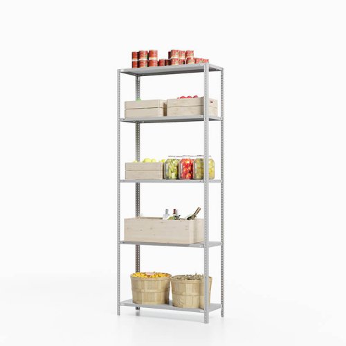 Стеллаж для погреба ТС Лайт, 2000x1000x500 мм. Полки: 5 шт. металл (ТС 20100550)