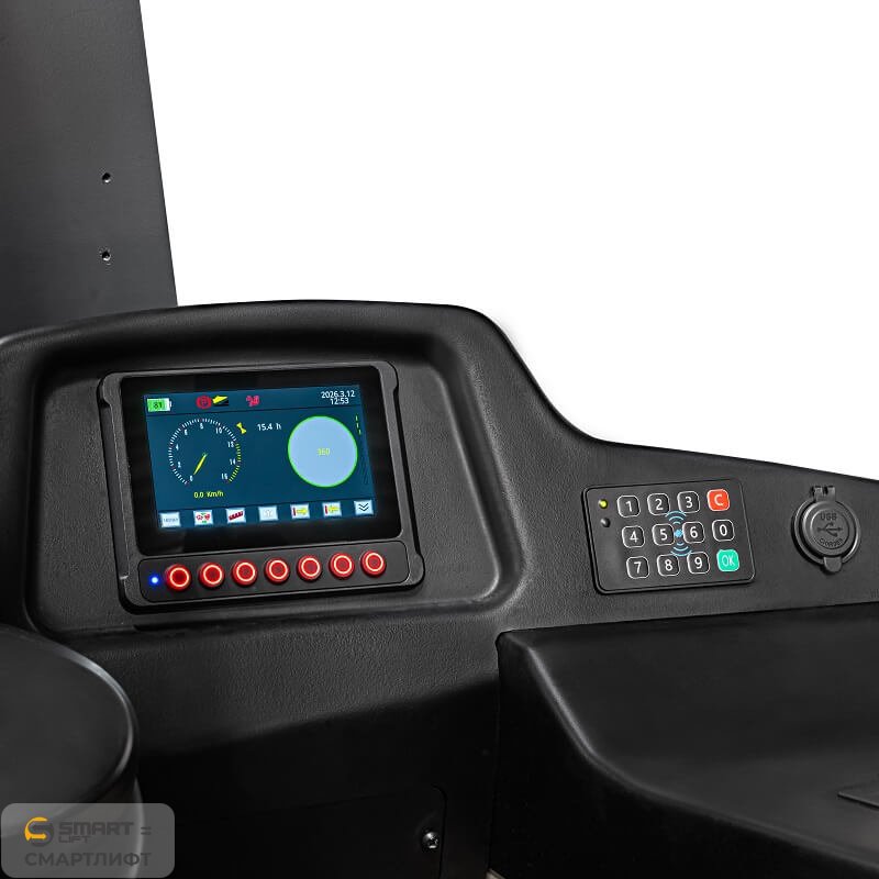 Узкопроходный ричтрак OPD15 (1500 кг; 9,5 м; 48В / 1000Ач) СМАРТЛИФТ (SMARTLIFT) – изображение №2