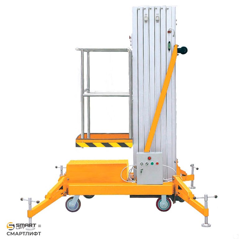 Подъемник мачтовый несамоходный GTWY 4-100 (T) (DC; 125 кг; 4 м) СМАРТЛИФТ (SMARTLIFT)