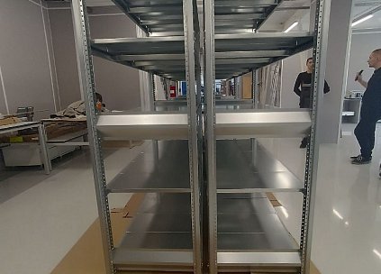 Полочные стеллажи СГ Ультра из оцинкованной стали