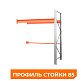 Секция приставная стеллажа металлического паллетного 2000х1800х1100 мм (85.1.5). Ярусы: пол+1 – изображение №1