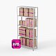 Стеллаж для ПВЗ Wildberries ТС Лайт, 2200х1000х400 мм, 5 полок – изображение №1