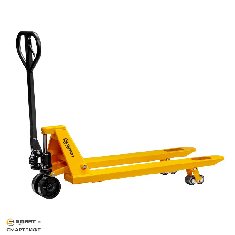 Гидравлическая тележка (рохля) SB (DB, г/п 2000 кг, 1150x550 мм, PDP) SMARTLIFT (SMART)