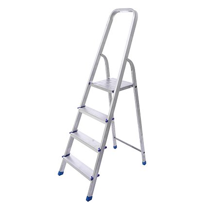 Стремянка алюминиевая AS04 (4 ступени)